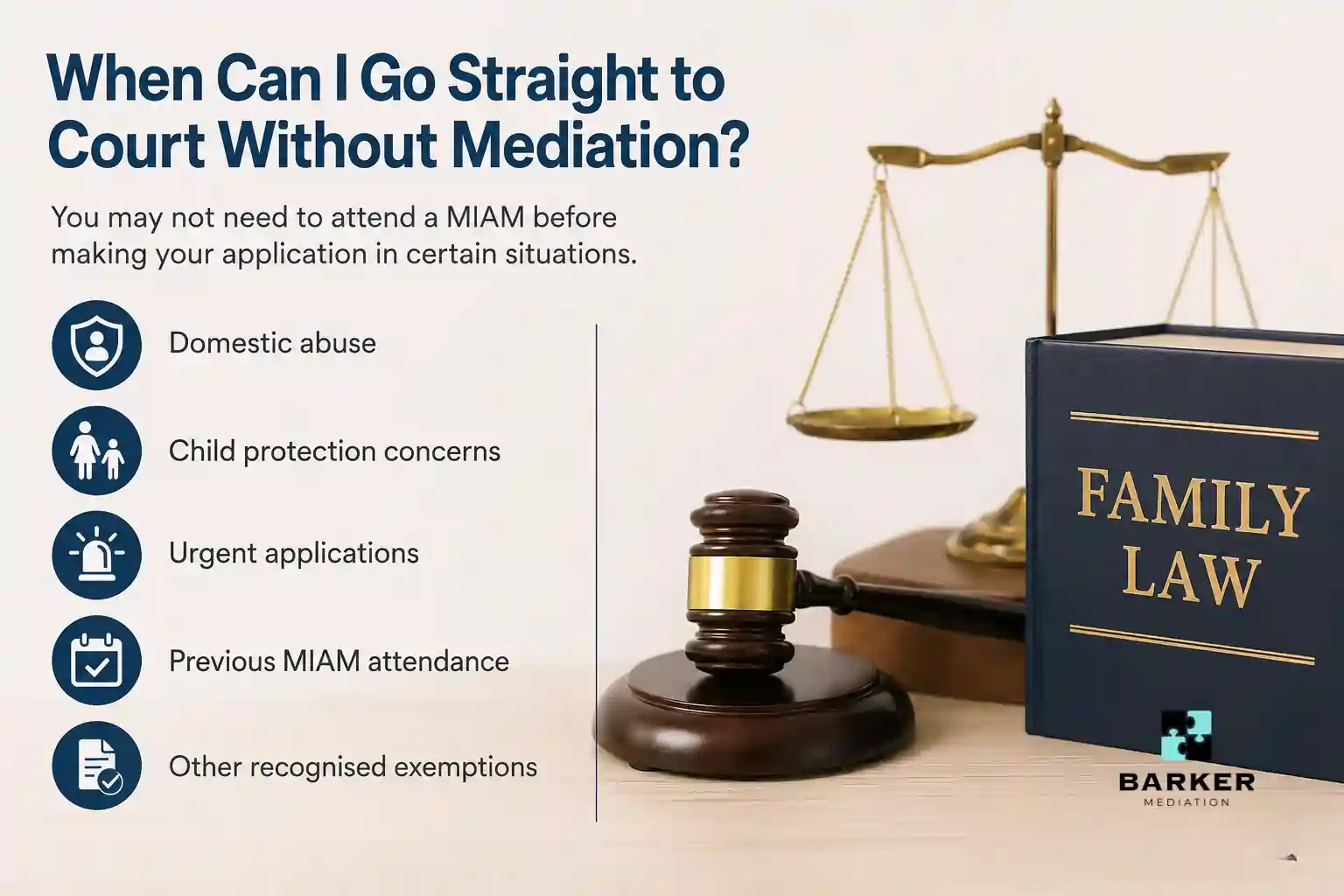 When Can I Go Straight to Court Without Mediation Hinckley?